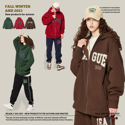 Full-Zip Fleece Hoodie