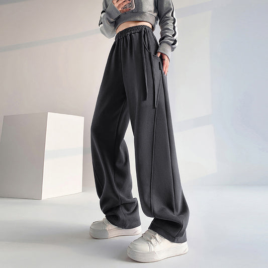 Wide Leg Fleece Sweatpants