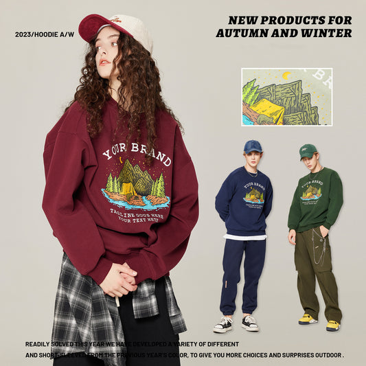 Crew Print Couple Sweatshirt