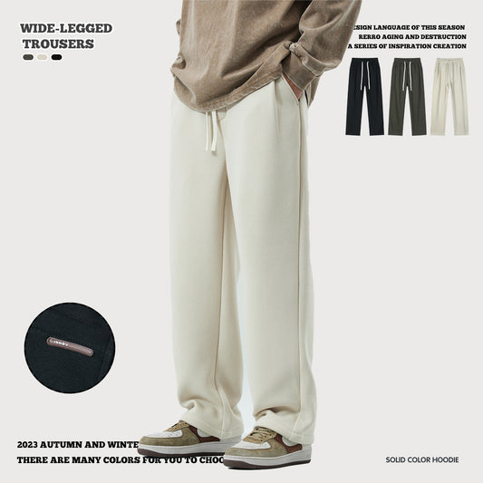 Straight Leg Fleece Sweatpants