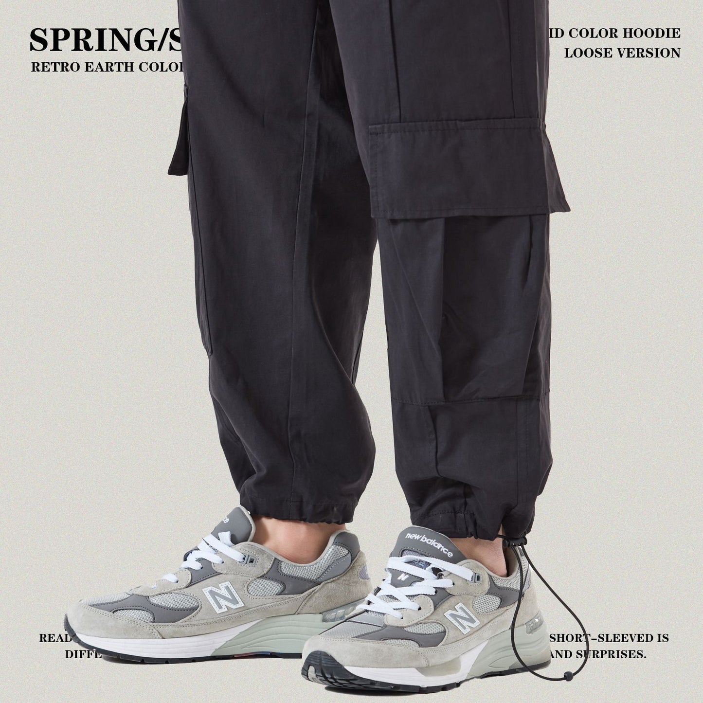 Tapered Cuff Cargo Pants