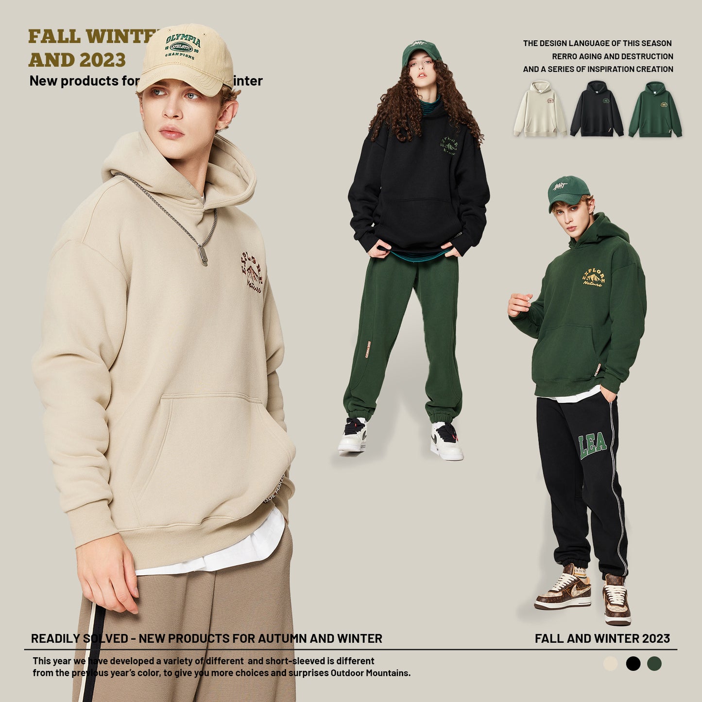 Embroidered Fleece Hoodie