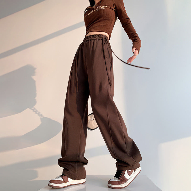 Wide Leg Fleece Sweatpants