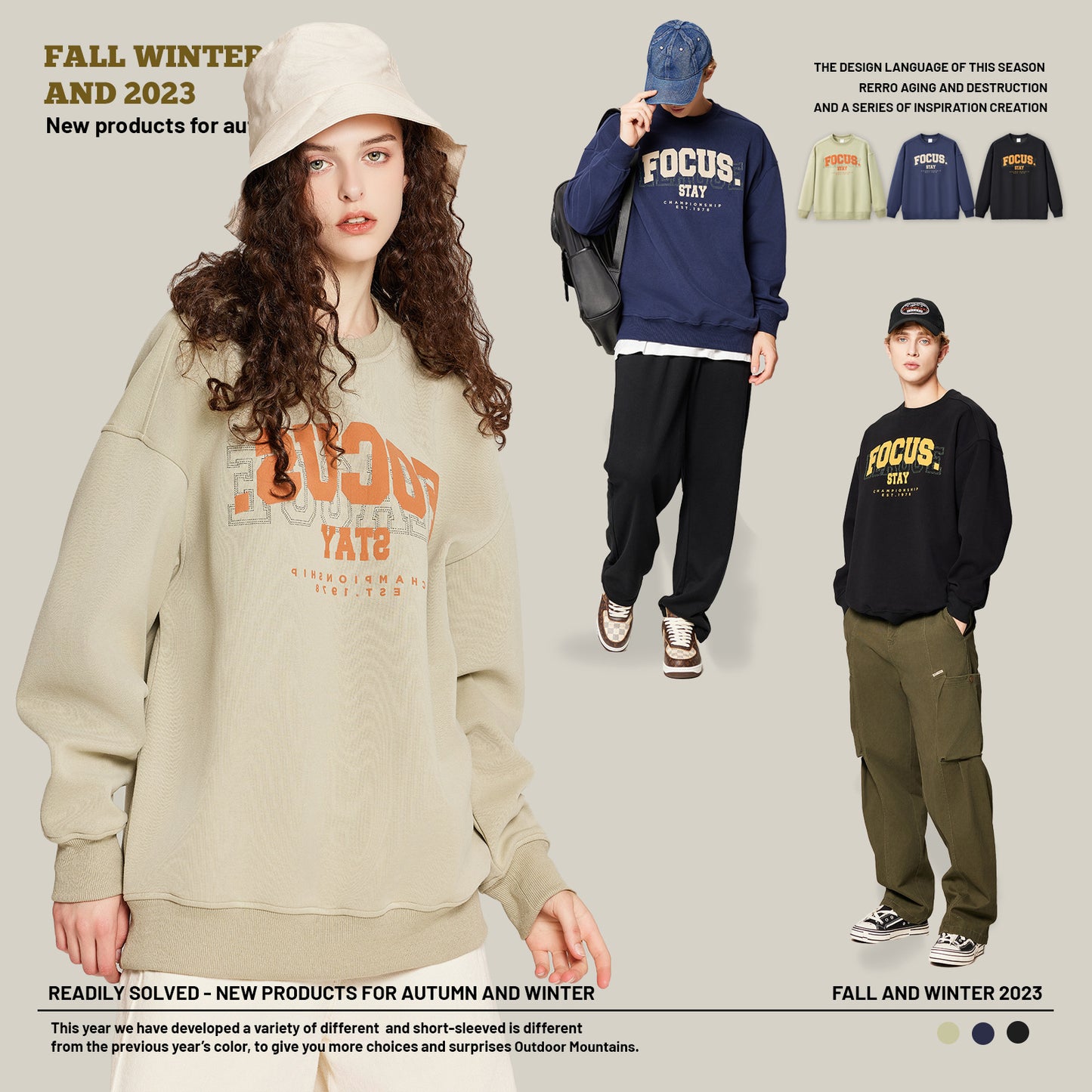 Crew Suede Foam Print Sweatshirt