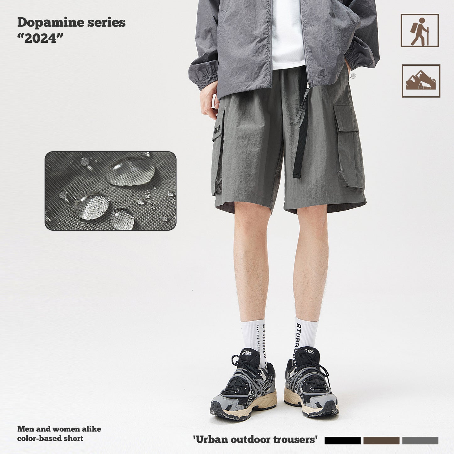 Straight Leg Cargo Shorts