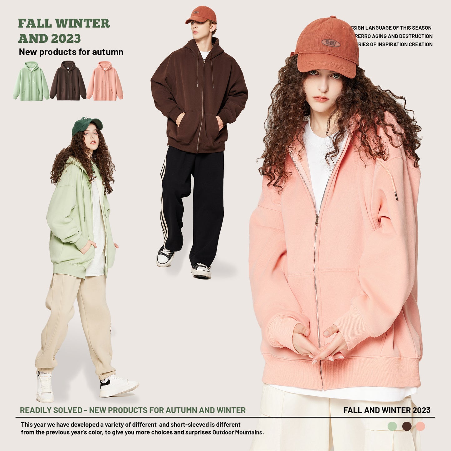 Full-Zip Polar Fleece Hoodie