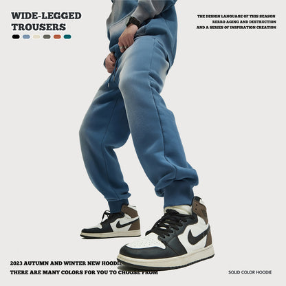 Wash Tapered Cuff Fleece Sweatpants