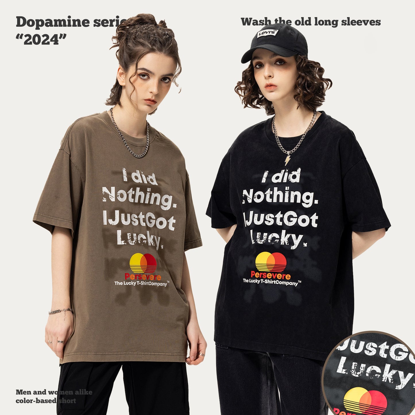 Wash Printed Short Sleeve Tee