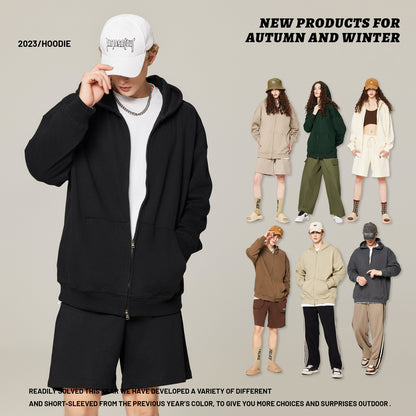Oversized Full-Zip Hoodie