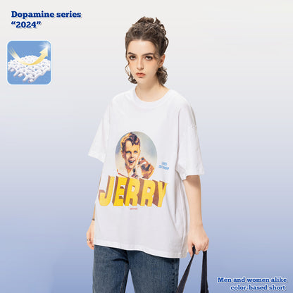 Printed Sorona Ice Silk Short Sleeve Tee