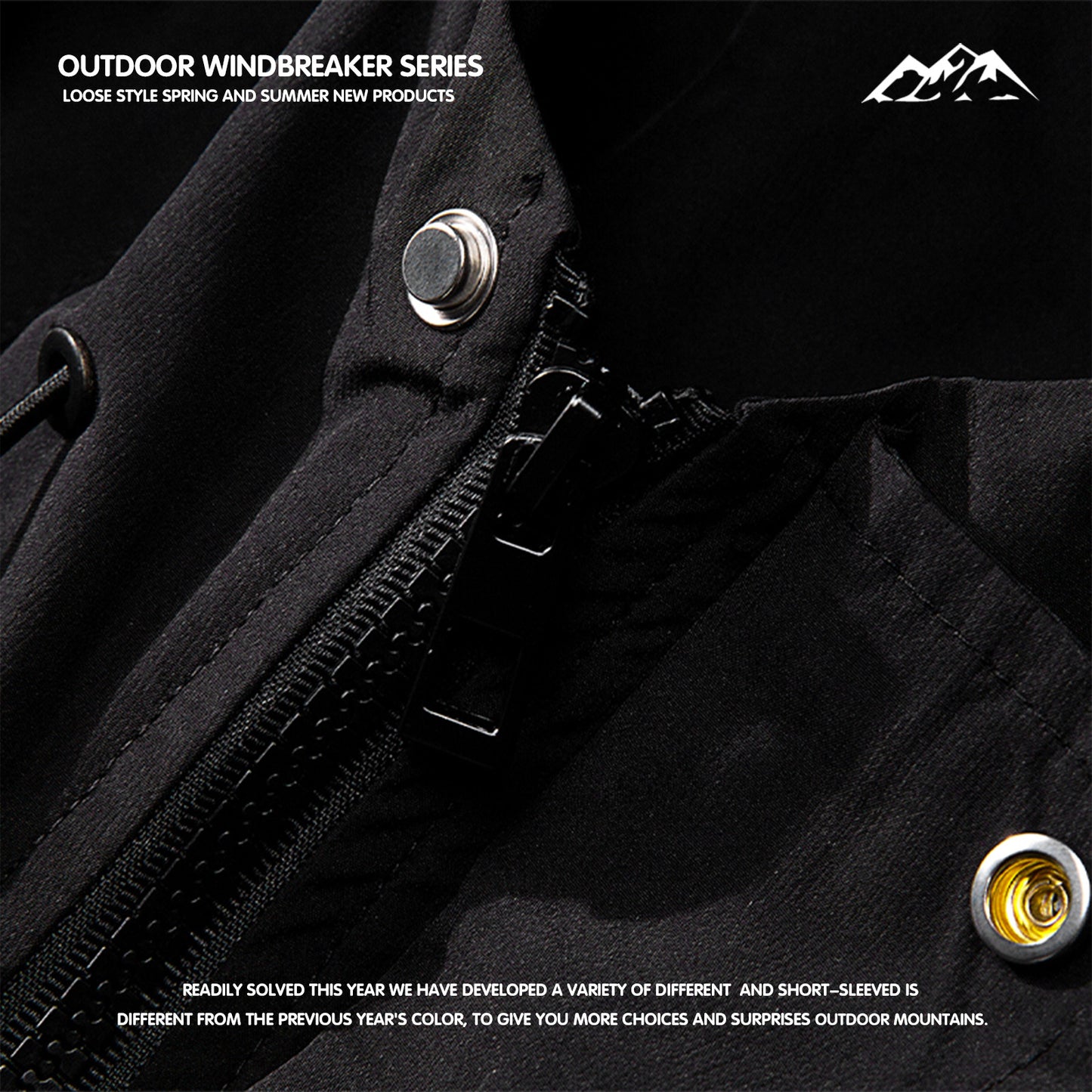 Multi-Pocket Outdoor Windbreaker