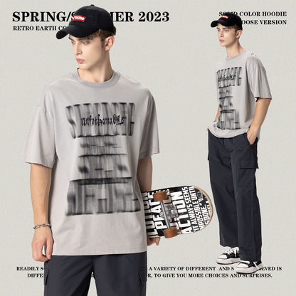 Wash Print Short Sleeve Tee