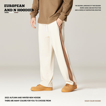 French Terry Patchwork Pants
