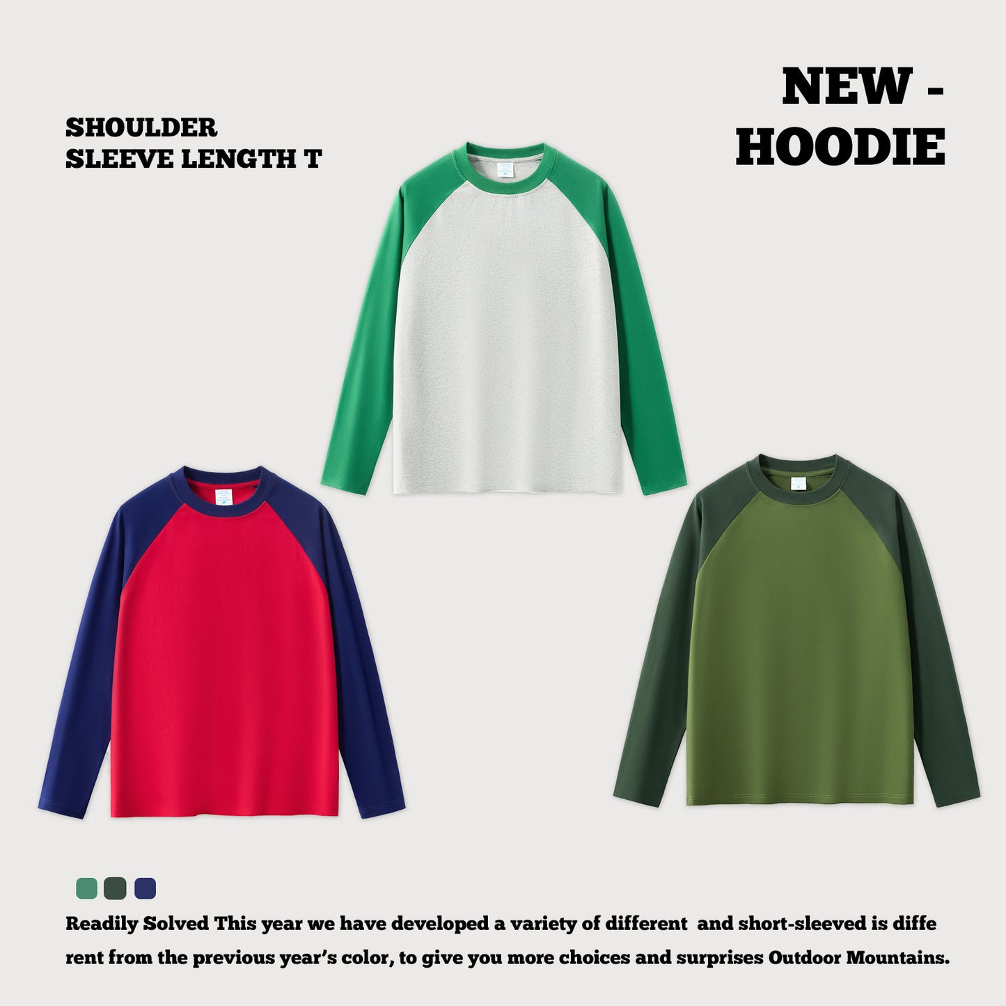 Versatile Raglan Long Sleeve Tee