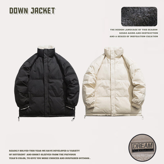 Reversible Full-Zip Fleece Coat