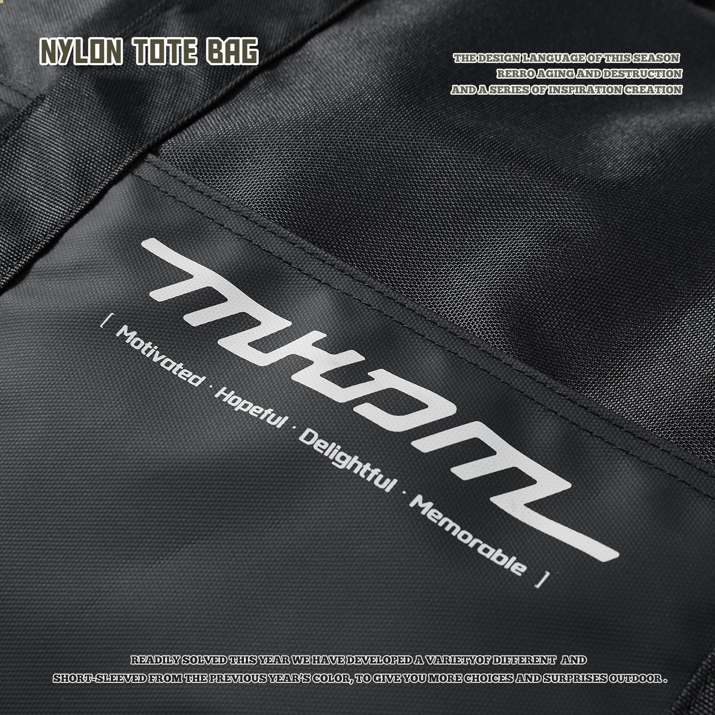 Nylon Tote Bag