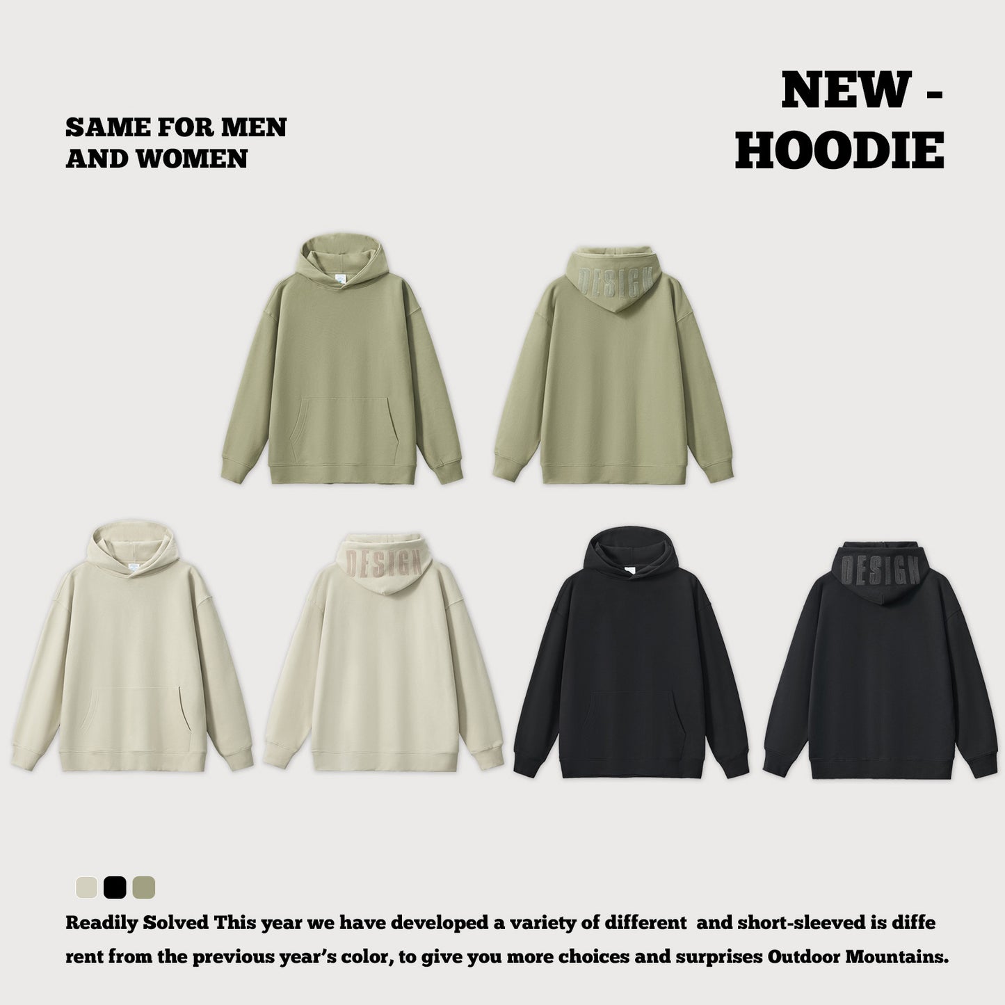 Solid Color Hoodie