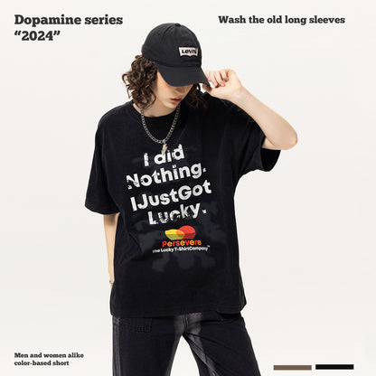 Wash Printed Short Sleeve Tee