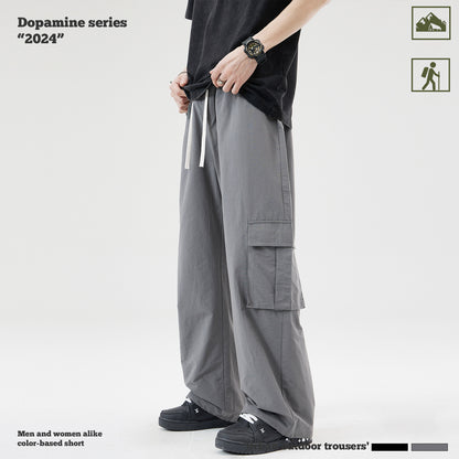 Flowing Straight Leg Cargo Pants