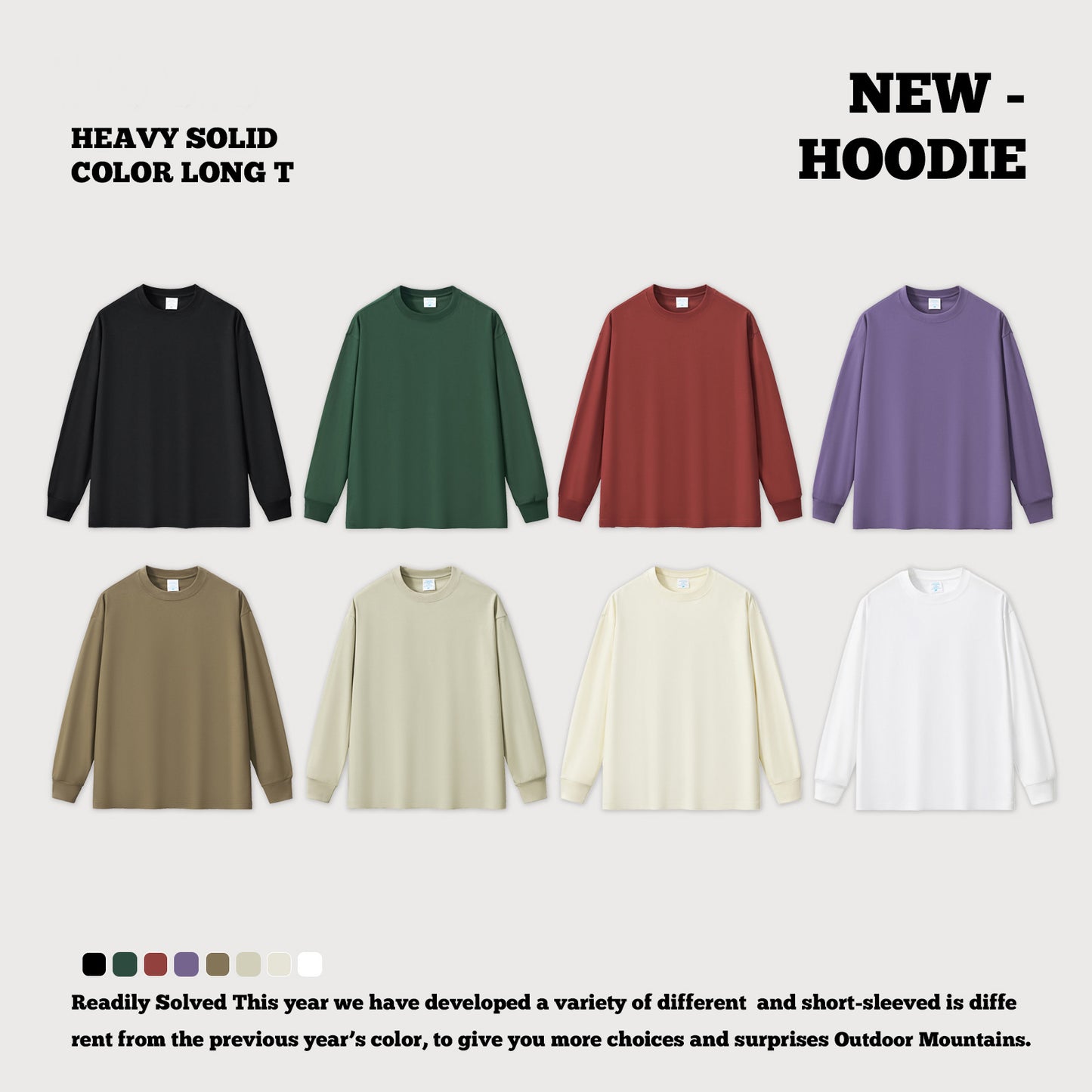 Crew Long Sleeve Tee