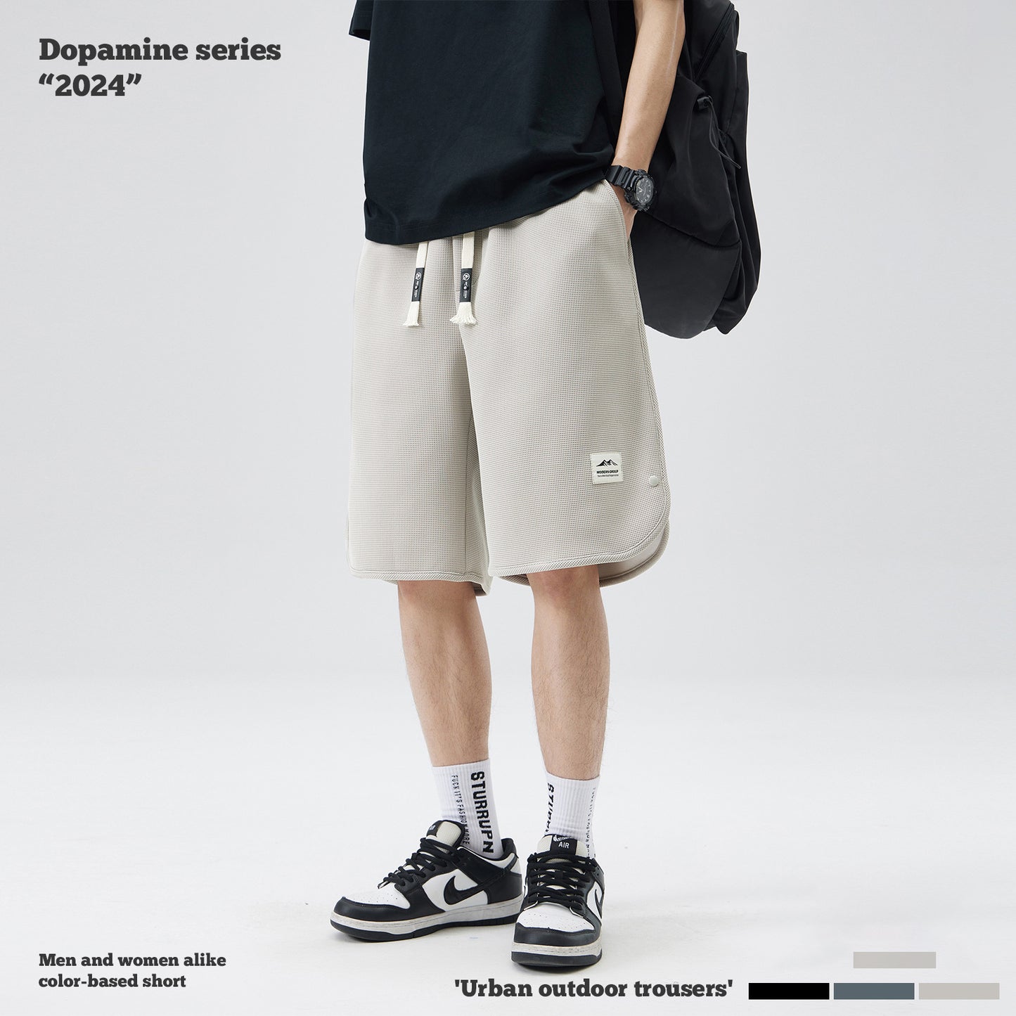 Lightweight Breathable Grid Shorts