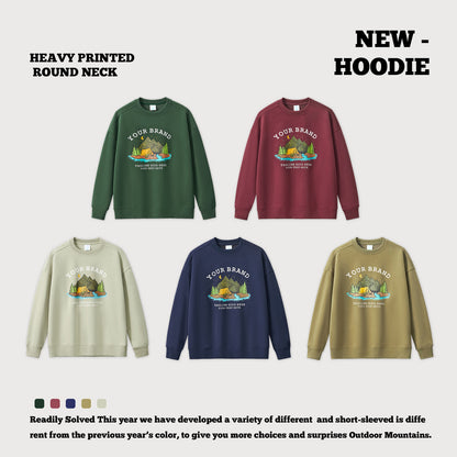 Crew Print Couple Sweatshirt