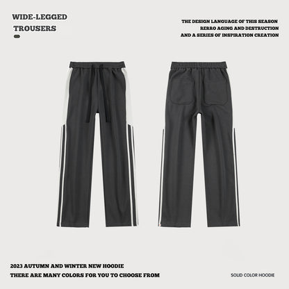 Colorblock Straight Leg Sweatpants
