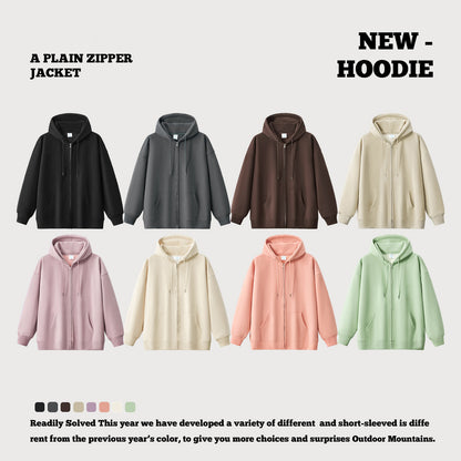 Full-Zip Polar Fleece Hoodie
