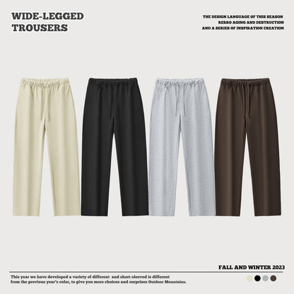 French Terry Wide Leg Sweatpants