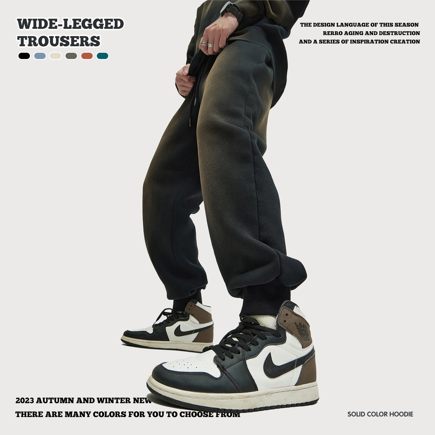 Wash Tapered Cuff Fleece Sweatpants
