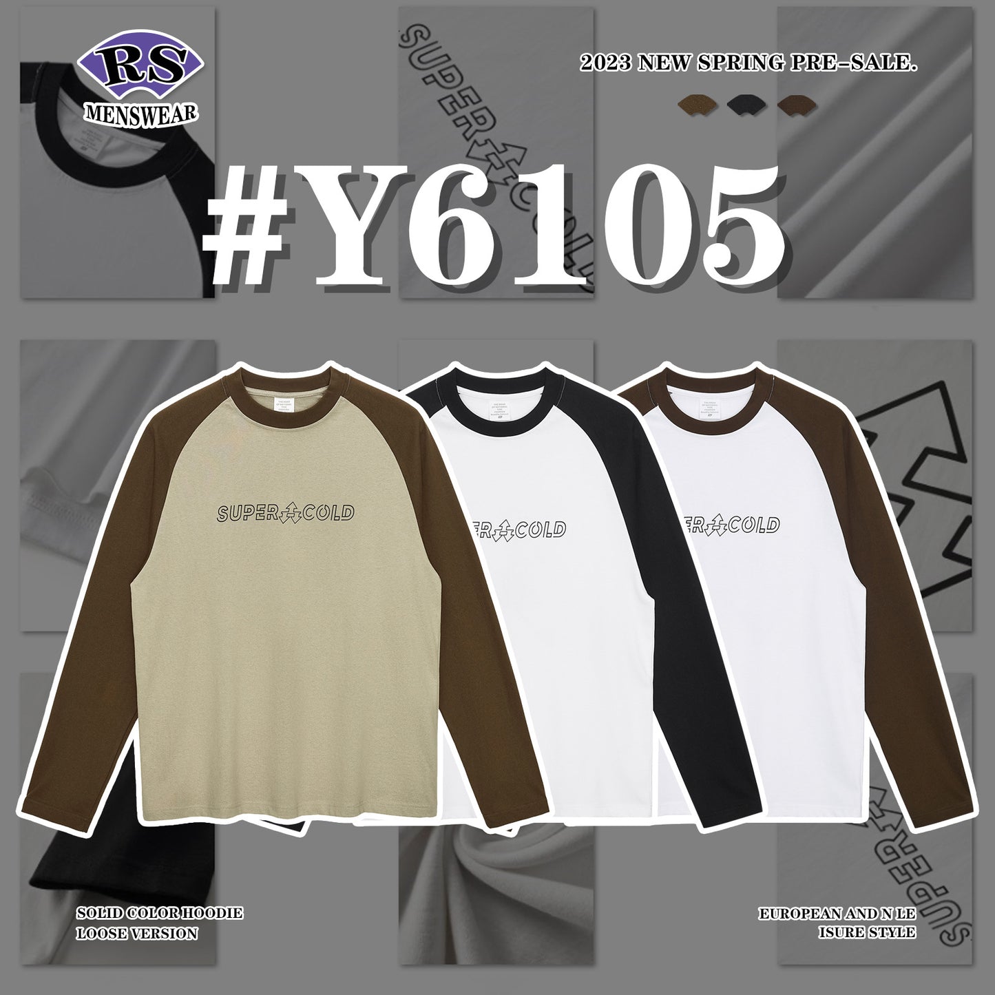 Colorblock Letter Printed Long Sleeve Tee