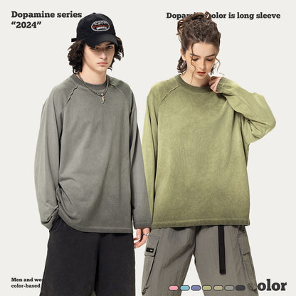 Dopamine Wash Long Sleeve Tee