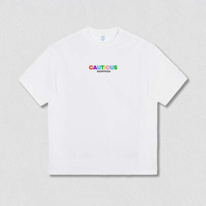 Printed Letter Short Sleeve Tee