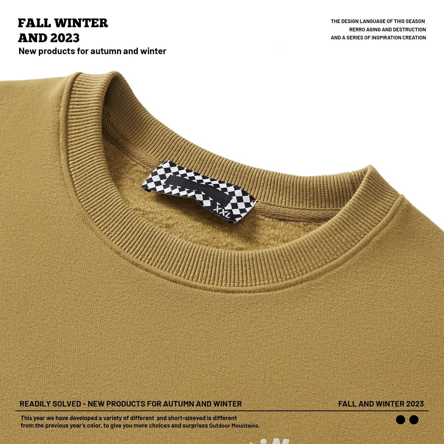 Crew Suede Foam Print Sweatshirt