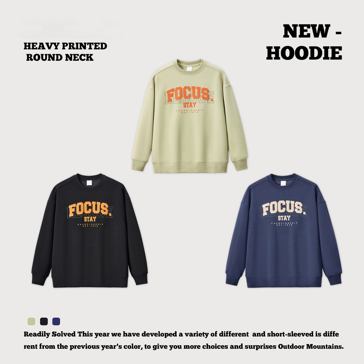 Crew Suede Foam Print Sweatshirt