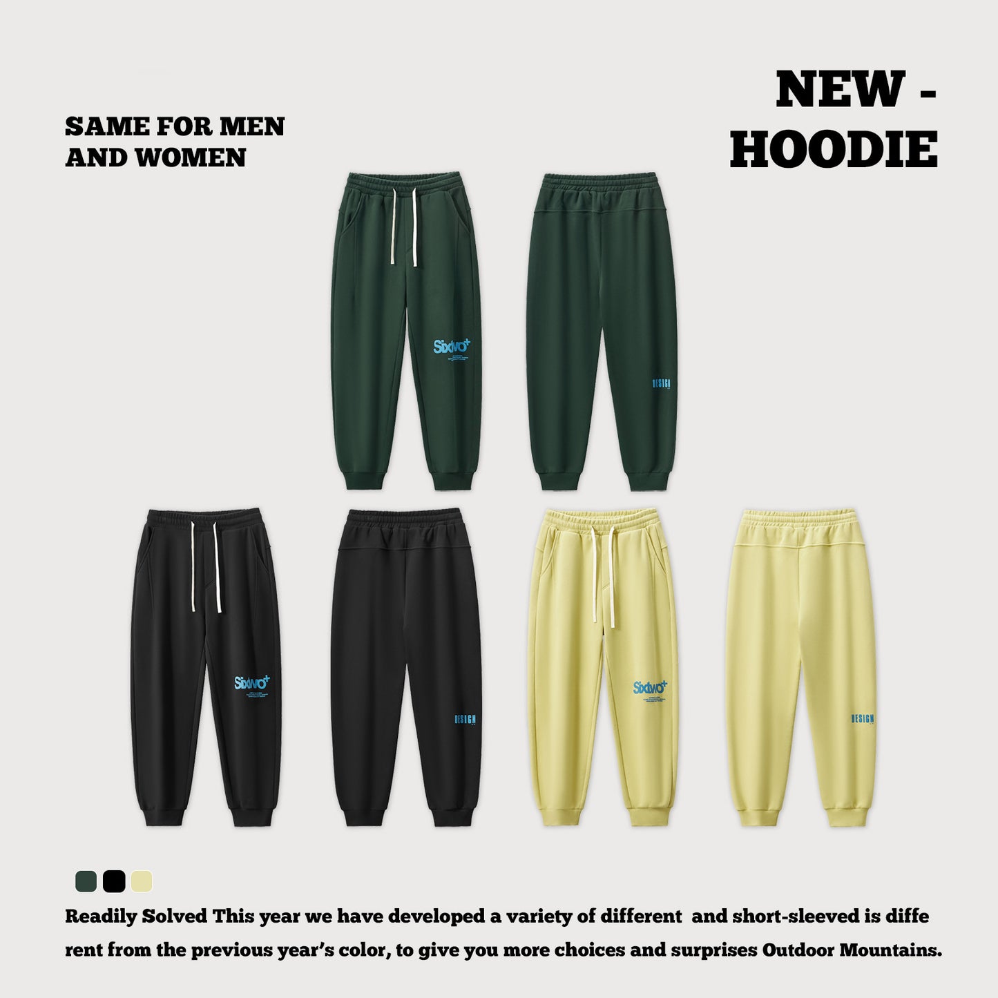 Letter Printed Cuff Sweatpants