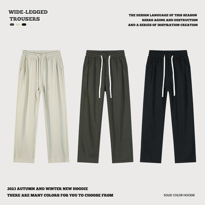 Straight Leg Fleece Sweatpants