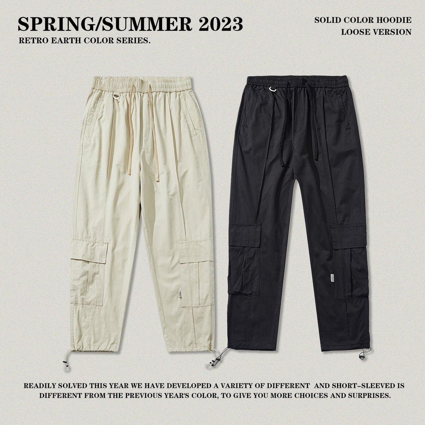 Tapered Cuff Cargo Pants