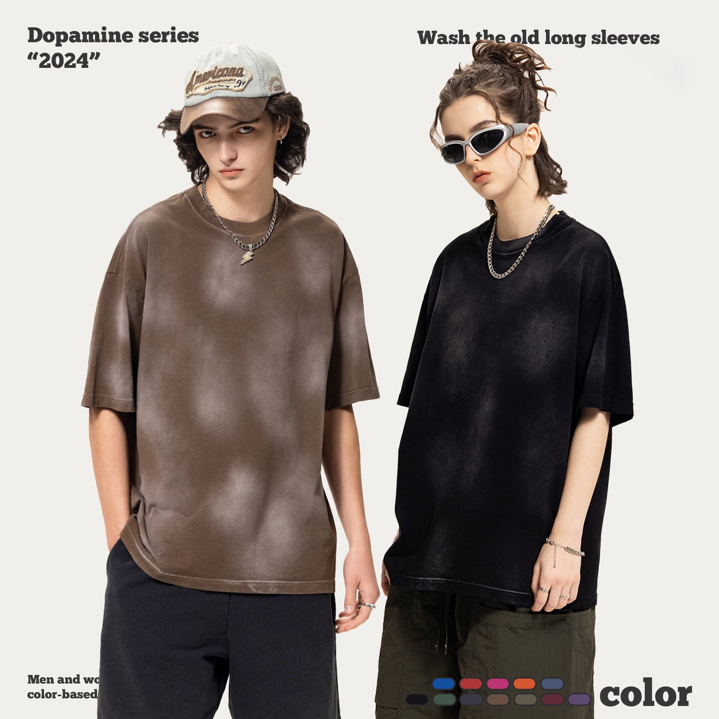 Monkey Wash Short Sleeve Oversized Tee