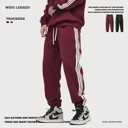 Three-Stripes Cuff Sweatpants