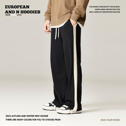 French Terry Patchwork Pants