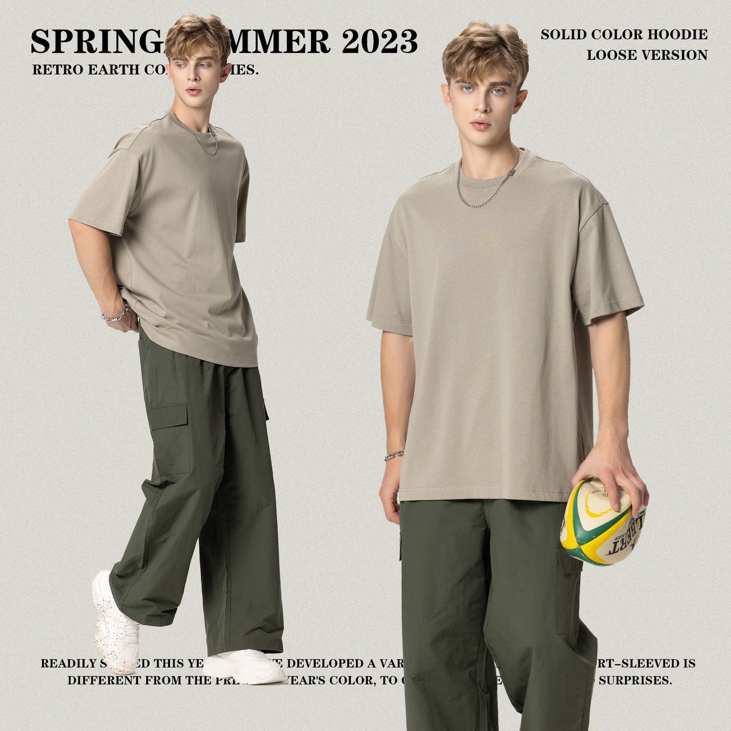 Drop Shoulder Short Sleeve Tee
