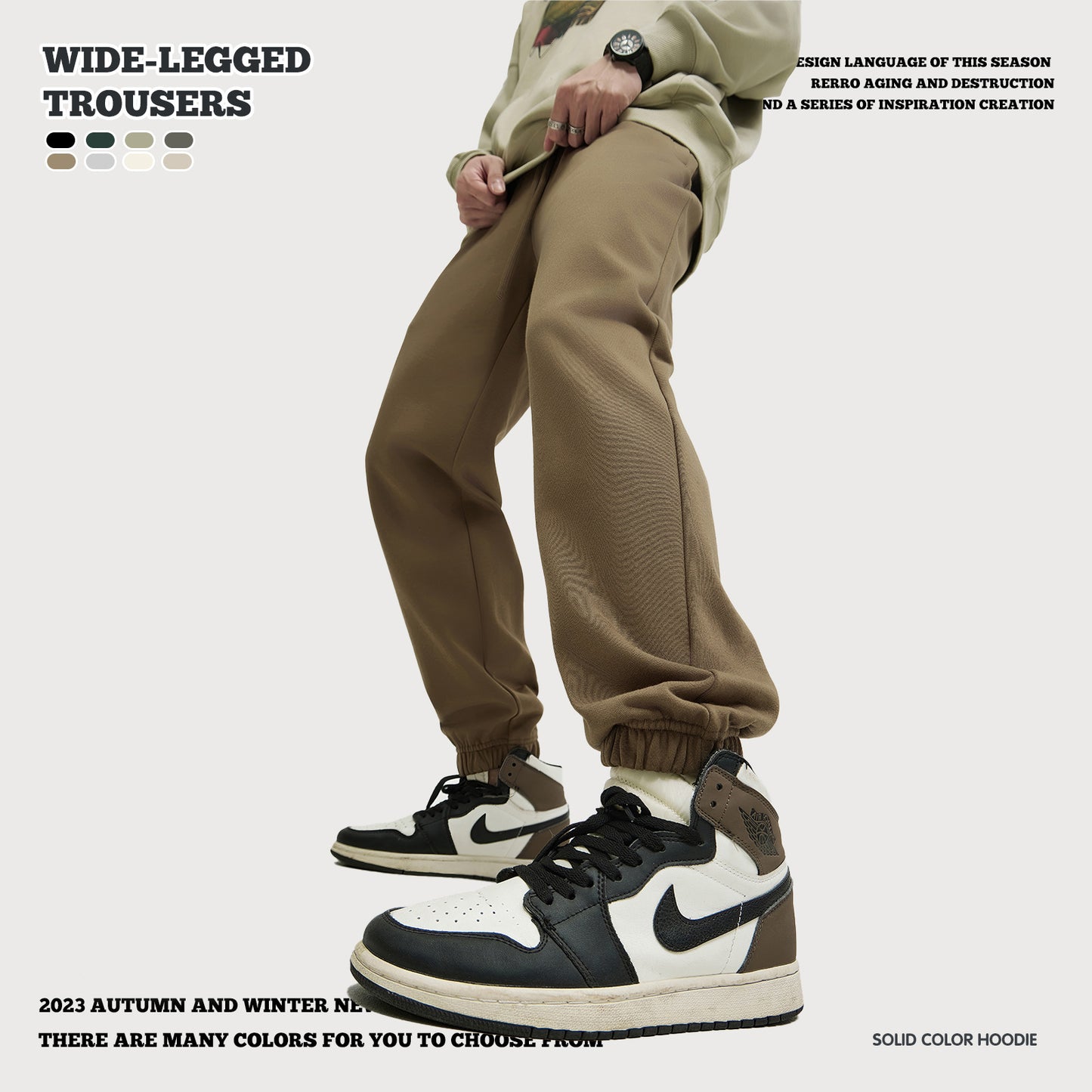 French Terry Tapered Cuff Sweatpants