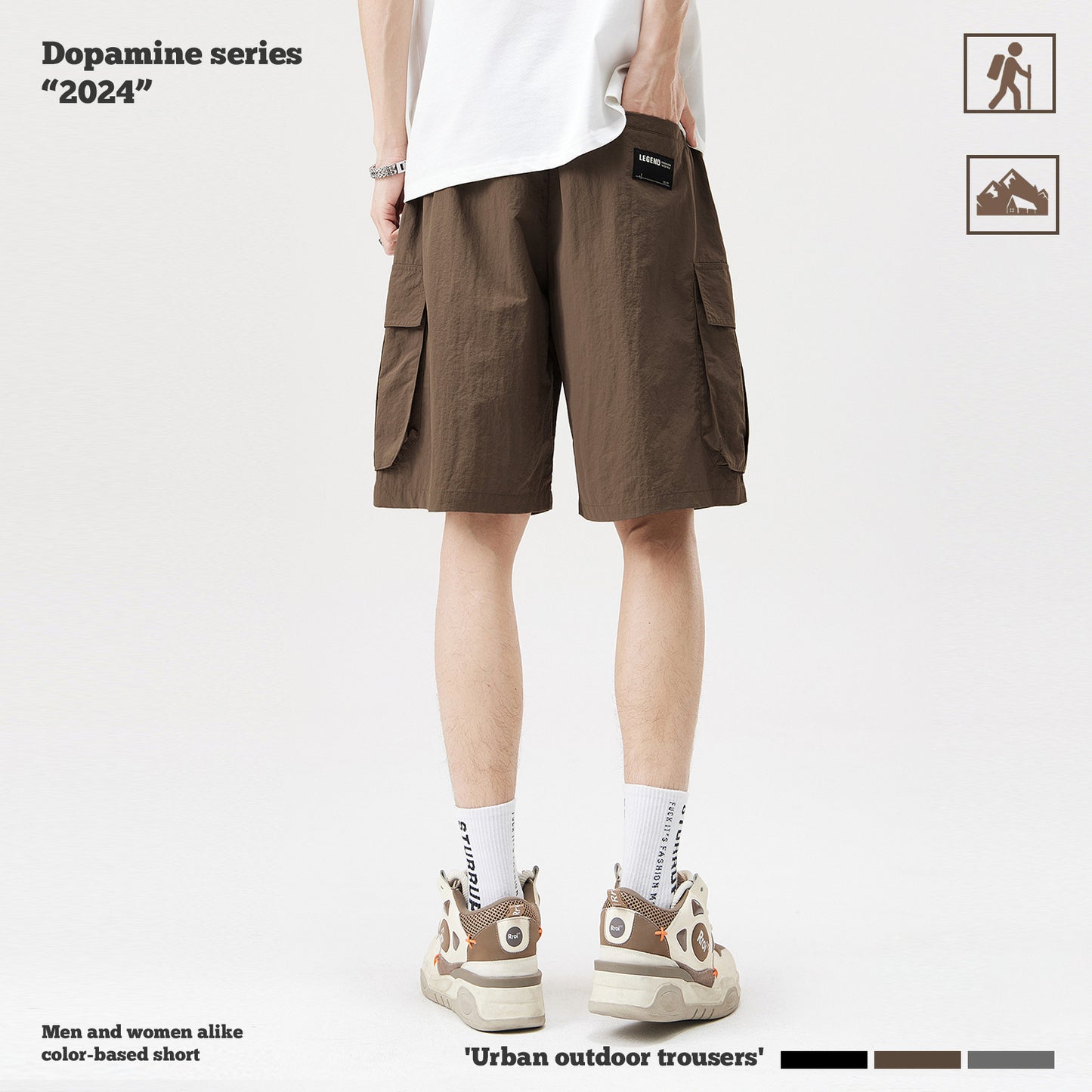 Straight Leg Cargo Shorts