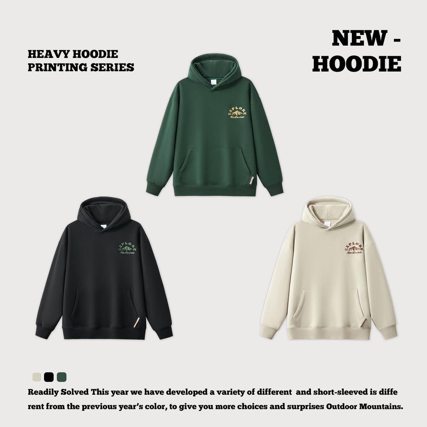 Embroidered Fleece Hoodie