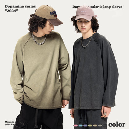 Dopamine Wash Long Sleeve Tee