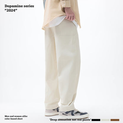 Straight Leg Cuff Pants