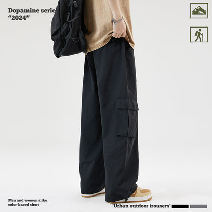 Flowing Straight Leg Cargo Pants