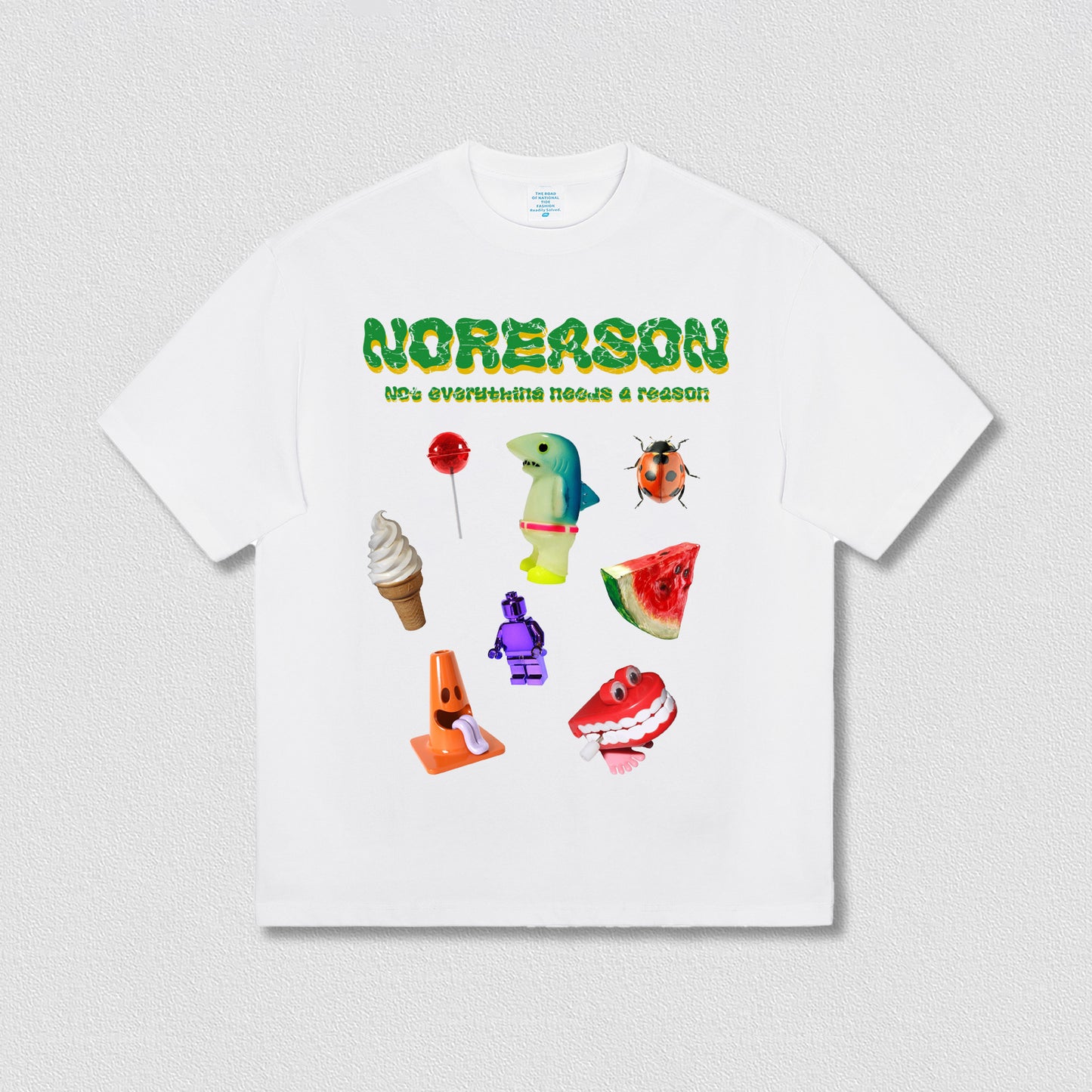 Cartoon Short Sleeve Couple Tee