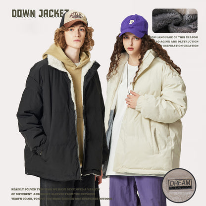 Reversible Full-Zip Fleece Coat
